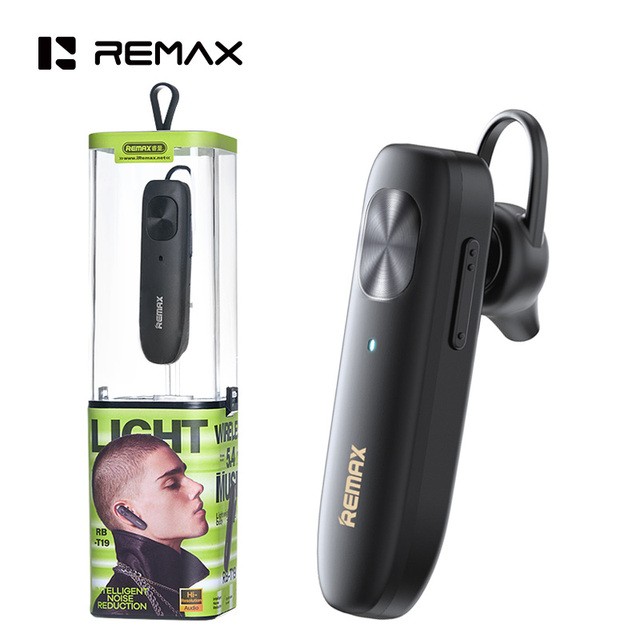 Remax Single Ear Earphones Bluetooth Earpiece Headphones Handsfree Earbuds Wireless Bluetooth Telephone Headset for Trucker