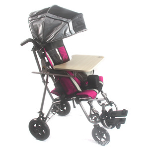 Cristallo Matto CG0624 Passeggino a quattro ruote <span class=keywords><strong>per</strong></span> bambini disabili multifunzione pieghevole sedia a rotelle - Product Image 3