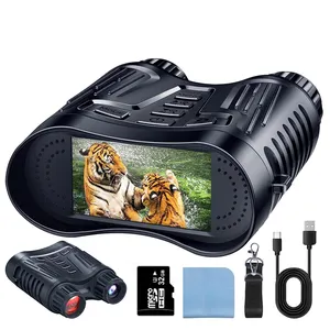 Hızlı kargo 4K HD Video avcılık dijital gece görüş dürbün 8X Zoom kızılötesi gece görüş gözlüğü