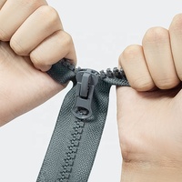 Usine En Gros Dents Résine En Plastique Vislon Fermeture À Glissière En Plastique Personnalisé Fermeture À Glissière En Résine Ouverte pour Veste À Capuche