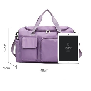 Borsa Fitness Unisex per Allenamento e Nuoto, con Separazione Asciutto/Bagnato, Borsa da Viaggio alla Moda per Brevi Distanze con Scomparto per Scarpe <span class=keywords><strong>B023</strong></span> - Product Image 4