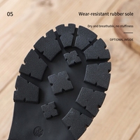 Bottes Martin à boucle chaîne pour filles, en cuir PU, à semelle épaisse, avec fermeture éclair latérale, bottes courtes pour enfants