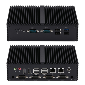Qotom N100มินิพีซี Quad Core 3.4GHz, dual 2.5G LAN (Realtek), DDR5, NVMe, HD + VGA, ps/ 2, COM, <span class=keywords><strong>GPIO</strong></span>-fanless อุตสาหกรรม X86พีซี - Product Image 3
