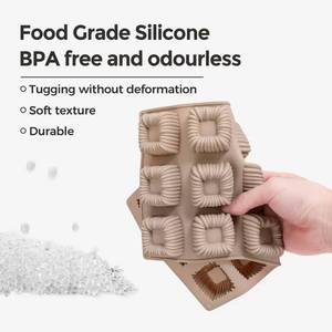 Moule à gâteau en silicone antiadhésif sans BPA, 15 cavités, qualité LFGB Platinum, de la marque MUYULINS - Product Image 4