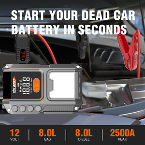 <span class=keywords><strong>Mini</strong></span> arrancador de coche de 99800mAh 1000A con batería de litio de 12V, Banco de energía, paquete de salto con compresor de aire, cargador de refuerzo para coche - Product Image 5