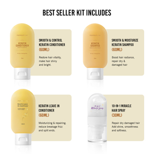 100% Reines Natürliches Organisches Keratin-Creme Reise-<span class=keywords><strong>Set</strong></span> Haarpflege-<span class=keywords><strong>Set</strong></span> (Neu) Anti-Schuppen 2-in-1 Haarshampoo und Conditioner für Erwachsene - Product Image 4