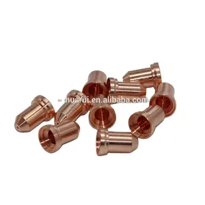 PT80 plasma cutting nozzle and electrode for plasma cutting torch consumable parts