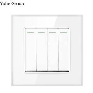 Panel Táctil de Cristal Estándar Francés con Indicadores Fluorescentes e Interruptores de Pared para Escaleras, Clasificación IP20, Diseño Contemporáneo - Product Image 4