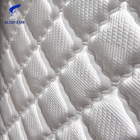 Tissu matelassé tricoté extensible et respirant au design moderne et populaire pour matelas