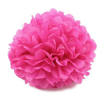 Personnalisé Décoration De Fête Mariage Anniversaire Fête Papier Pom Pom Boule de Nid D'abeilles De Papier De Lanterne de Papier Pompon Boule Fournitures De Fête
