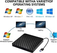Dizüstü harici CD/DVD sürücü, USB 3.0 CD yazıcı, dizüstü bilgisayar DVD OYNATICI, Mac, PC, Windows 11/10/8.1/7
