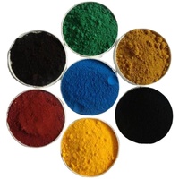 Oxyde de fer peinture jaune asphalte avec oxyde de fer pigment vert poudre couleur brique sol bâtiment