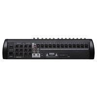 Console de mixage numérique DSP professionnelle 16 canaux avec alimentation fantôme 48V, interface audio Bluetooth et carte son pour la scène
