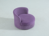 Canapé-lit de style moderne en velours violet pour le salon et les loisirs, canapé-lit simple pour hôtel, appartement, maison et chambre à coucher