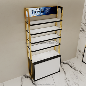 Eenvoudig Ontwerp Parfum <span class=keywords><strong>Display</strong></span> Cosmetische Plank Met Verlichting Luxe Kiosk Ontwerp Voor Winkelcentrum Centrum Cosmetische <span class=keywords><strong>Display</strong></span> <span class=keywords><strong>Showcase</strong></span> - Product Image 1