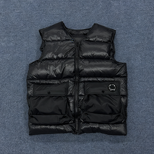 Rompi Termal Berkualitas Tinggi untuk Musim Dingin, Jaket Tanpa Lengan Kasual Pria, Rompi Tebal Hangat Berlapis, Rompi Berisi Dakron - Product Image 5