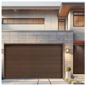 <span class=keywords><strong>Porte</strong></span> <span class=keywords><strong>de</strong></span> <span class=keywords><strong>garage</strong></span> verticale sectionnelle en acier galvanisé, couleur grain <span class=keywords><strong>de</strong></span> bois, certifiée CE par l'Union européenne, avec système <span class=keywords><strong>de</strong></span> <span class=keywords><strong>sécurité</strong></span> inclinable - Product Image 6