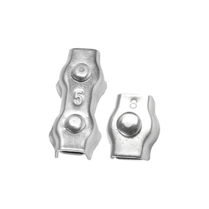 Clips de fixation pour câbles métalliques, attaches robustes pour câbles jumeaux, pour la rigging industrielle et la distribution de charge - Product Image 5