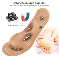 Thérapie de massage des pieds d'acupuncture magnétique Semelles intérieures Insert inférieur Fourniture de soins de santé avec masseur de pieds durable
