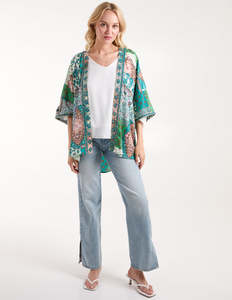 Femmes 2024 Printemps Nouvelle Mode Tops <span class=keywords><strong>Chic</strong></span> Tops Patchwork Flower Printing Blouses Vintage Long Sleeve Female Shirts Blusas Blouses - Product Image 2