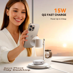 <span class=keywords><strong>Joyroom</strong></span> หูฟัง<span class=keywords><strong>15W</strong></span> ชาร์จเร็วแม่เหล็กพับได้4 in 1ที่ชาร์จไร้สายพร้อมไฟ - Product Image 6