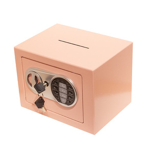 Wanjiabao 17E EL Mini <b>Safe</b> 1-3L Electronic Password Lock Standing Type Home Office Jewelry <b>Box</b> <b>Fire</b> Prevention - Product Image 1