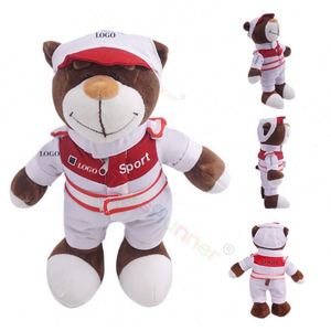 Oso de Peluche Personalizado de Alta Calidad con Marca de Flota, Relleno de Algodón PP, Bajo MOQ, Regalo de Cumpleaños para Motociclistas - Product Image 1
