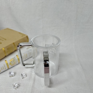 Design Judaica Binaural Cup the Traditional Display Stand for the Jewish Sabbath Passover Clear Acrylic <b>Hand</b> <b>Washing</b> Cup - Product Image 4