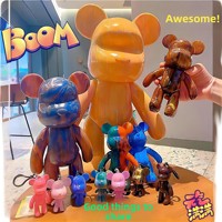 Figurines vierges Fluid Bear en gros, Figurines Ours Violent et Ours Dudu en vinyle, à peindre soi-même, thème animal, jouets créatifs, fourniture d'usine