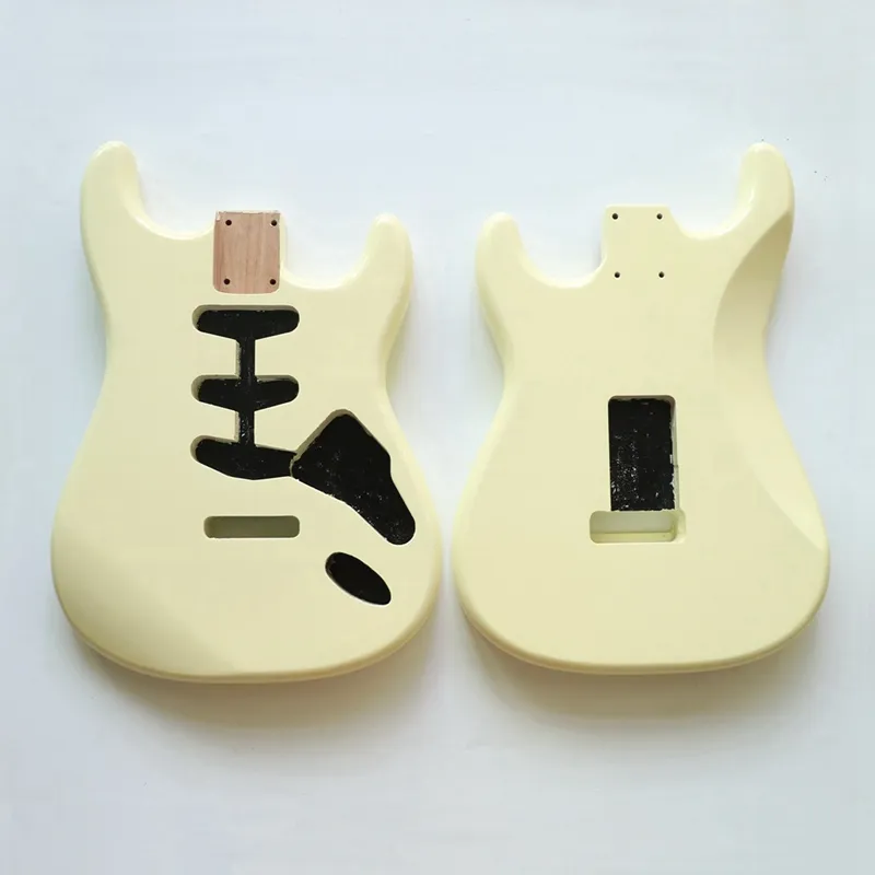 Donlis độ bóng cao hoàn thành cổ điển Kem Alder ST Guitar cơ thể tùy chỉnh cho SSS DIY Guitar Điện Bộ dụng cụ