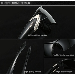 Dubery แว่นกันแดดโพลาไรซ์แว่นกันแดด Uv400แนวสปอร์ต D159 2025ใหม่ล่าสุด - Product Image 6