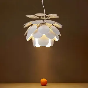 Modern Decorative White Color Dinner Room Bedroom pine cone Pendant lights