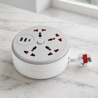 Prise de conversion universelle 10A en cuivre pour usage industriel, vente en gros d'usine, compatible Asie du Sud-Est, norme européenne et britannique, avec extension USB