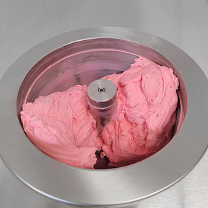 Banco superior de acero inoxidable para el hogar, congelador continuo/fabricante de helados de fruta fresca dura con compresor incorporado - Product Image 6