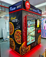 Distributeur automatique de pizzas chaudes IPLAYSMART, distributeur de pizzas de 55 pouces, extérieur, capacité de 69 pièces, en libre-service, à vendre