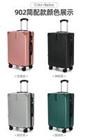 Valise à roulettes ABS couleur bonbon pour influenceur, 20 pouces, étanche, antivol, 24 pouces, unisexe, pour voyage, 22 pouces