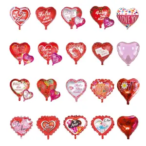 Đảng Trang Trí Lá Helium Mylar Vòng Hình Trái Tim In Tây Ban Nha Tiếng Anh Hạnh Phúc Ngày Của Mẹ Ballon Bóng Quà Tặng Cho Ngày Của Mẹ