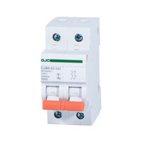QJC 1 Polo disyuntores miniatura disyuntor 32A 3KA AC MCB mini disyuntor 1 polo MCB