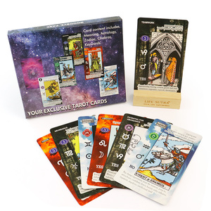 Boîte personnalisée avec couvercle et base pour jeu de cartes de tarot et guide - Vente en gros - Product Image 1
