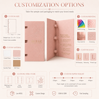 Empaque de Cartulina Plegable y Troquelado Personalizado para Muestras de Belleza, Soporte de Papel para Brillo Labial, Rímel, Suero, Perfume, Muestras Cosméticas