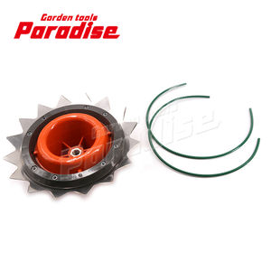 Tête de désherbage Double tête <span class=keywords><strong>universelle</strong></span> pour tondeuse à gazon de jardin, <span class=keywords><strong>lame</strong></span> de <span class=keywords><strong>débroussailleuse</strong></span> avec bord de coupe Double face - Product Image 3