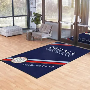 Super High Quality Nylon Floor Mat for Barbershop Rubber Outdoor Carpet with Custom Design Logo Mat for Entrance