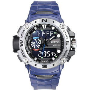 Stylish New Quartz Electronic <b>Waterproof</b> Luminous Men's Multi-functional Casual Sports Electronic <b>Watch</b> - Product Image 1