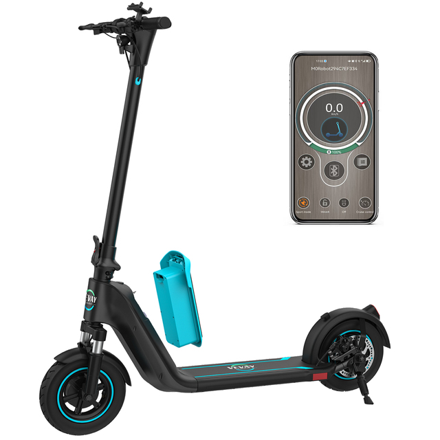 New Design High Quality Aluminum Q11 10inch 36V 250W 10.4Ah Removable Battery Intelligent Waterproof Foldable Electric Scooter