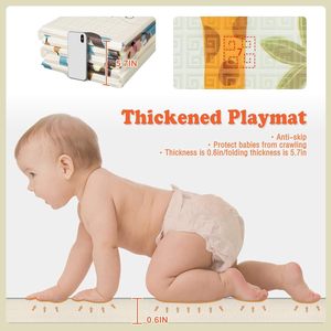 Customize Foldable Foam Baby Play Mat Extra Large Waterproof Activity Playmats for Babies Toddlers Infants Play &amp; Tummy <strong>Time</strong> - Product Image 4