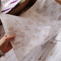 Papier de soie recyclé personnalisé avec logo, en vrac, non couché, décoratif, pour emballage de fruits, vin, vêtements, fournitures pour boîtes cadeaux