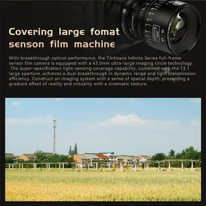 Objectif cinéma 7artisans <span class=keywords><strong>16mm</strong></span>/24mm/35mm/50mm/85mm/105mm/135mm T 2.1-2.5 Série Infinity - Product Image 3