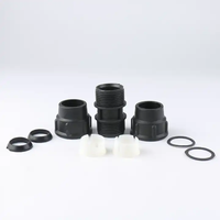 Vente en gros Raccord de tuyau PE-HD 20-110mm Pn16 Raccord de compression PP Raccord 602 Plomberie Raccord PE-HD