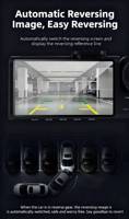 Dashcam boîte noire avec résolution HD 1080P, 3 caméras, écran IPS, fonction vision nocturne WiFi, GPS et contrôle par application, pour voiture