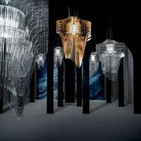 Lustre en verre moderne ANNO pour projet de palais ou de villa